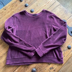 FOREVER 21 | Burgundy Velvet Sweater